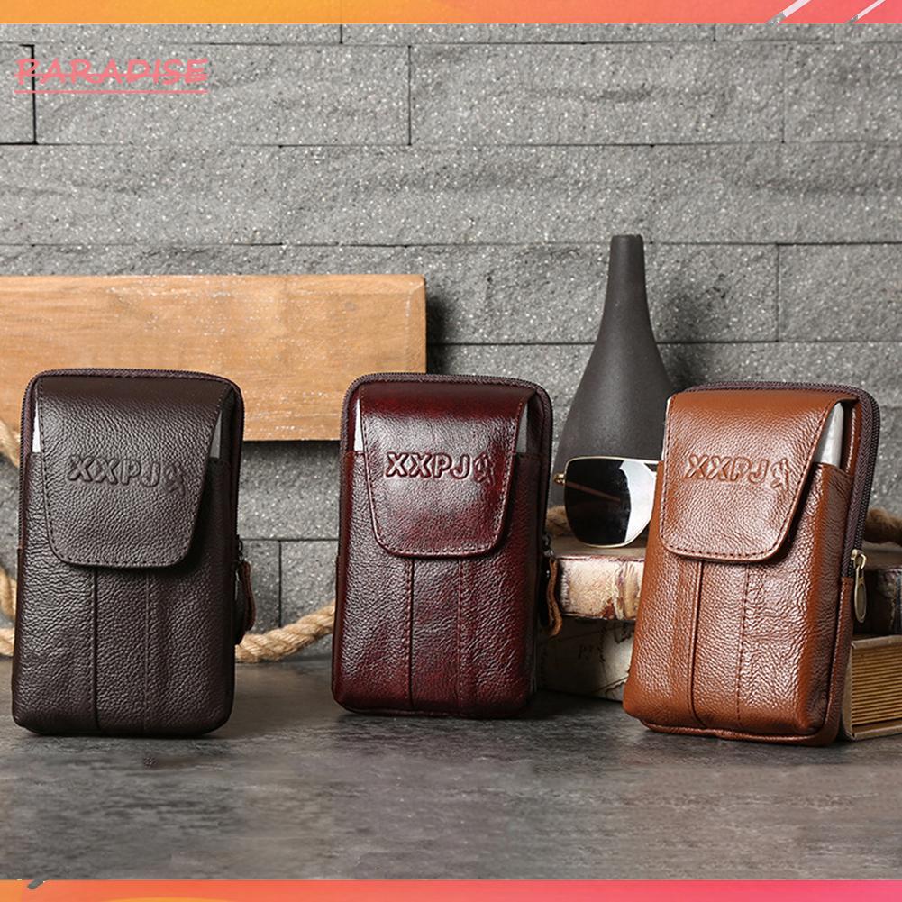 Túi Da Bò Đeo Hông Màu Trơn Đựng Điện Thoại thiên Đường 1.vn