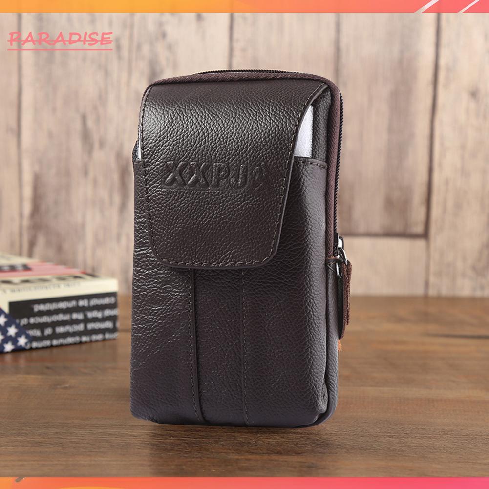 Túi Da Bò Đeo Hông Màu Trơn Đựng Điện Thoại thiên Đường 1.vn