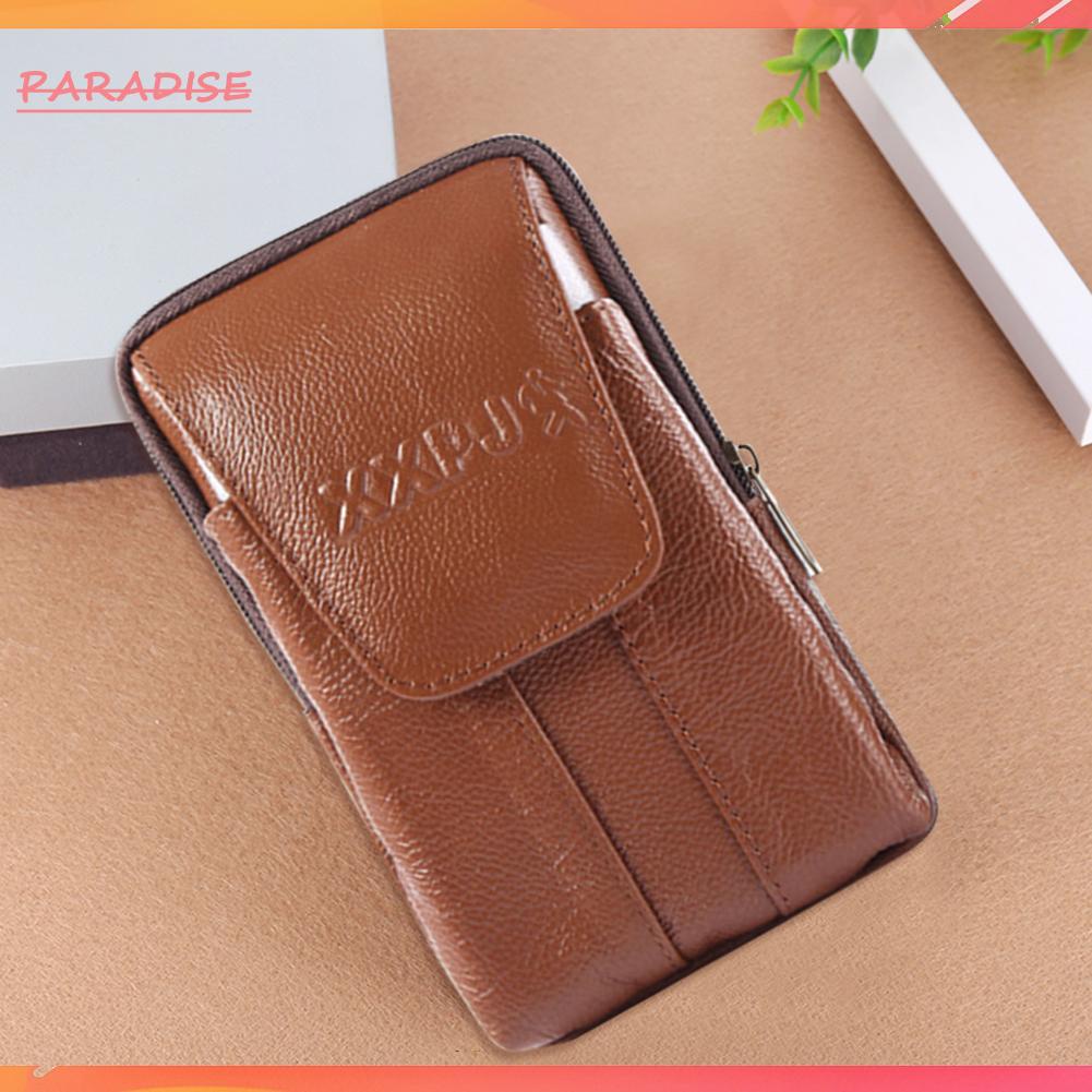 Túi Da Bò Đeo Hông Màu Trơn Đựng Điện Thoại thiên Đường 1.vn