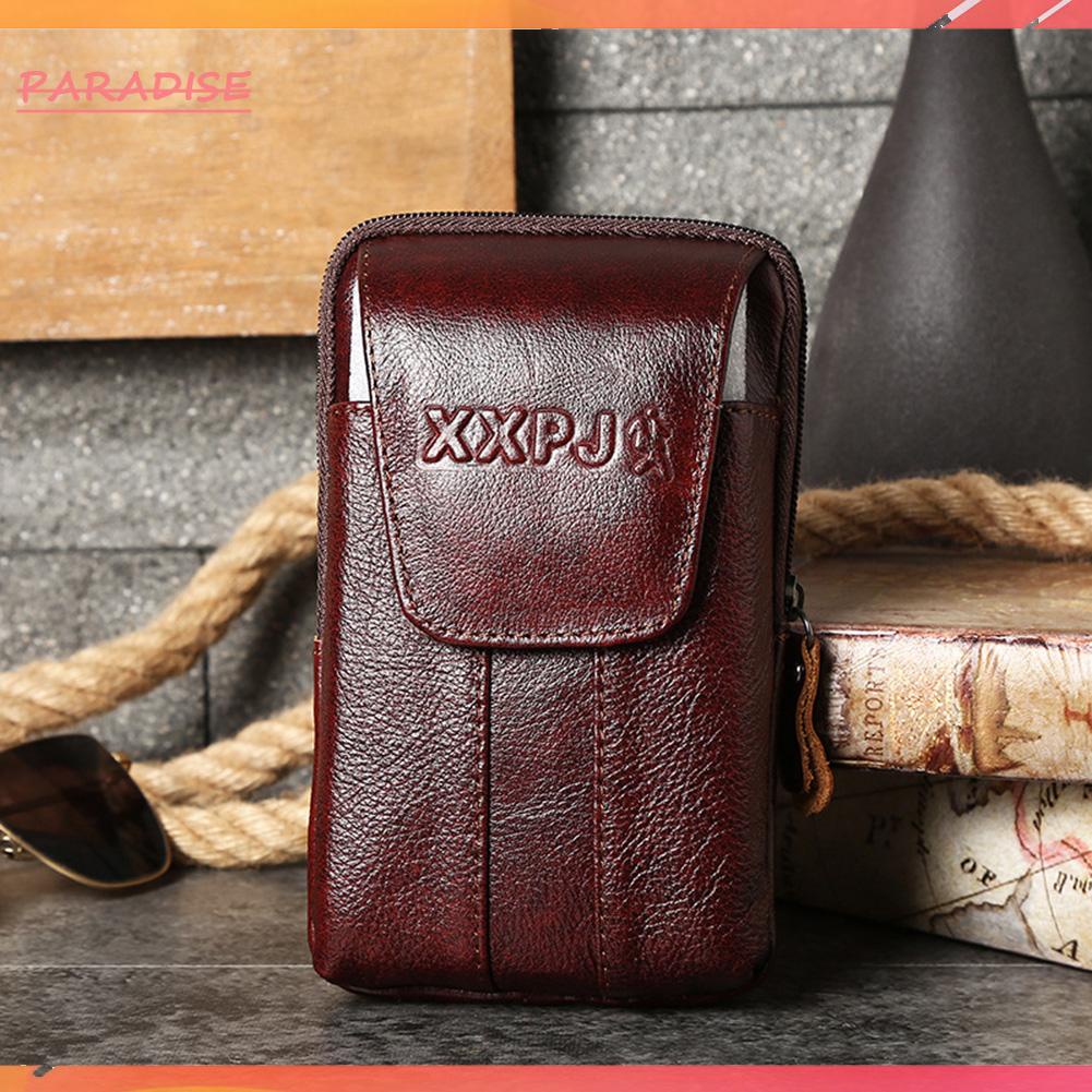 Túi Da Bò Đeo Hông Màu Trơn Đựng Điện Thoại thiên Đường 1.vn