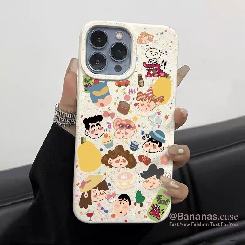 Ốp Điện Thoại Dẻo Họa Tiết Hoạt Hình Cậu Bé Bút Chì Cho iphone 14 plus 14 13 12 11 pro max x xr xs max 7 8 6 6s plus se2020