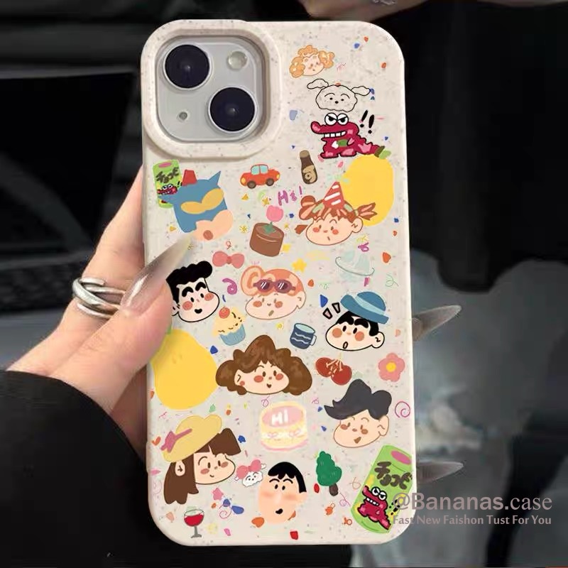 Ốp Điện Thoại Dẻo Họa Tiết Hoạt Hình Cậu Bé Bút Chì Cho iphone 14 plus 14 13 12 11 pro max x xr xs max 7 8 6 6s plus se2020