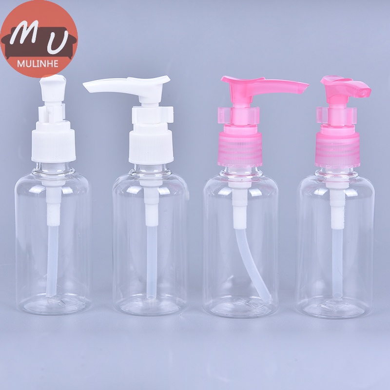 5 Chai Nhựa Rỗng 75ml Đựng Mỹ Phẩm Dạng Nhấn Tiện Dụng