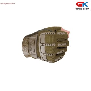 Găng Tay Chiến Thuật Cụt Ngón Cao Cấp - Giangkhoastore