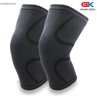 Bộ 2 Băng Bảo Vệ Hỗ Trợ Đầu Gối Khi Chơi Thể Thao Cao Cấp - Đen