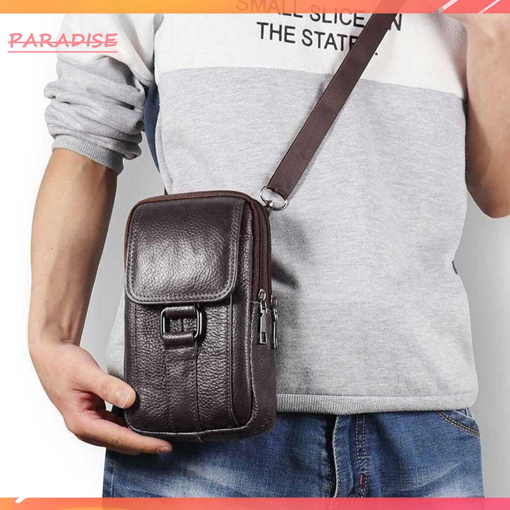 Túi Da Bò Đeo Thắt Lưng Đựng Điện Thoại Thể Thao Ngoài Trời 1.vn