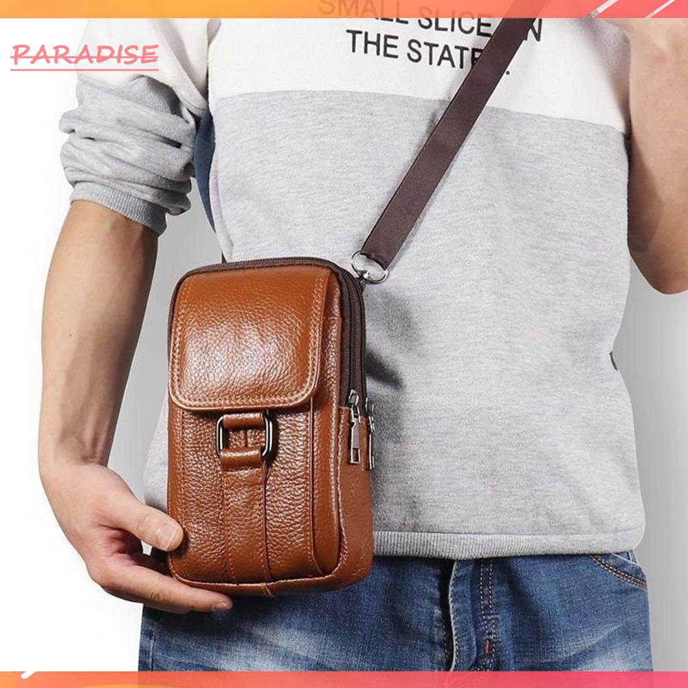 Túi Da Bò Đeo Thắt Lưng Đựng Điện Thoại Thể Thao Ngoài Trời 1.vn