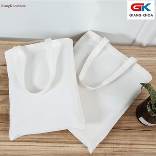 Túi vải bố, Túi vải Canvas trơn Màu Trắng