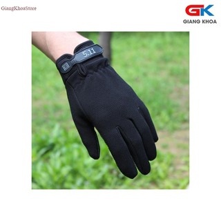 Găng Tay Lái Xe Đi Phượt 5.11 Dài Ngón  - Giangkhoastore