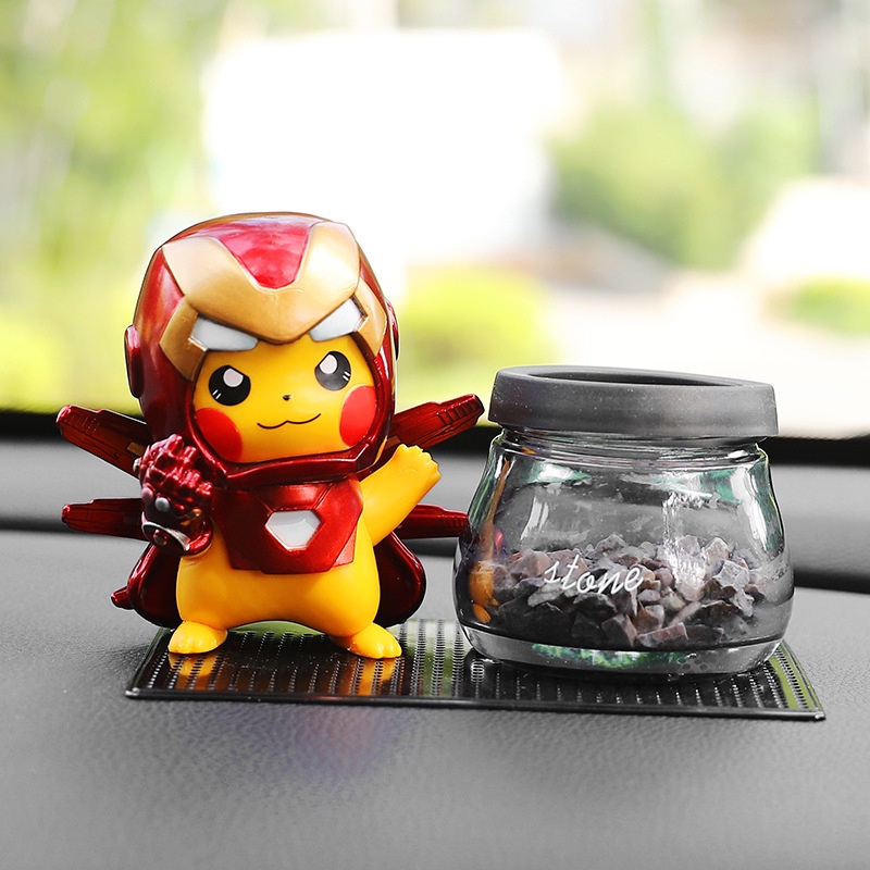 Mô Hình Pokemon, Pikachu Cosplay Nhân Vật Siêu Anh Hùng Marvel, Thích Hợp Làm Bộ Sưu Tập, Quà Tặng Cho Bé