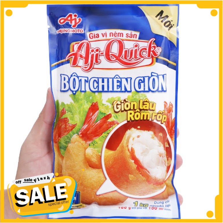 Bột Chiên Giòn Aji-Quick Gói 150g Dùng Cho Mọi Nguyên Liệu