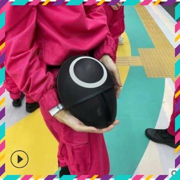 Mặt nạ Boss quản trị viên trong Squid game,trò chơi con mực,mặt nạ halloween