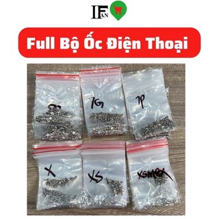 Full bộ ốc điện thoại táo 6/7/8/x/xsmax/11/11pro/11prm/12/12prm/13/13prmjd co th