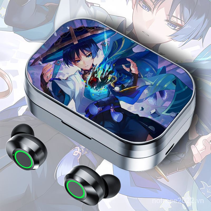 ★Genshin Impact★Hutao & kazuha & raiden shogun & zhongli & scaramouche Tai Nghe bluetooth Không Dây Hình Cầu