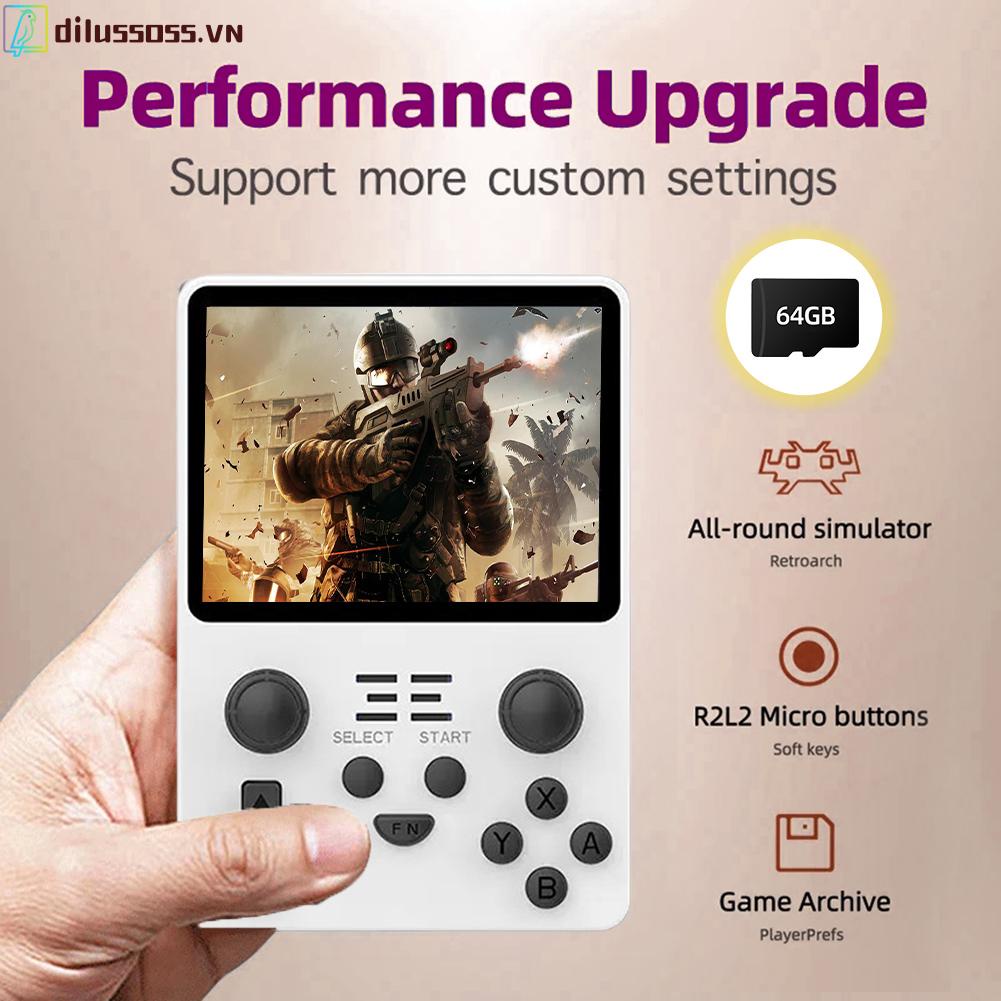 Máy Chơi game Cầm Tay 32 / 64 / 128gb Hỗ Trợ Thẻ Nhớ Cho ps1 n64