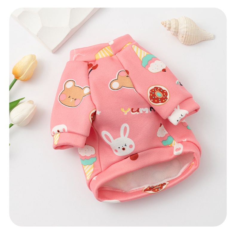 Dễ Thương Áo Len Giữ Ấm Mùa Thu Đông Cho Thú Cưng