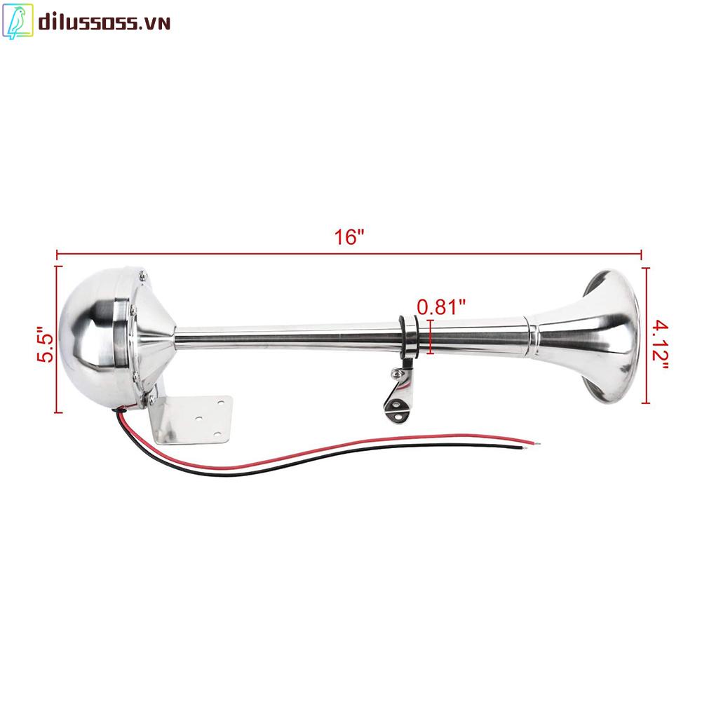 Kèn Đánh Bóng 12v Bằng Thép Không Gỉ Âm Thanh Thấp Cho Tàu Thuyền