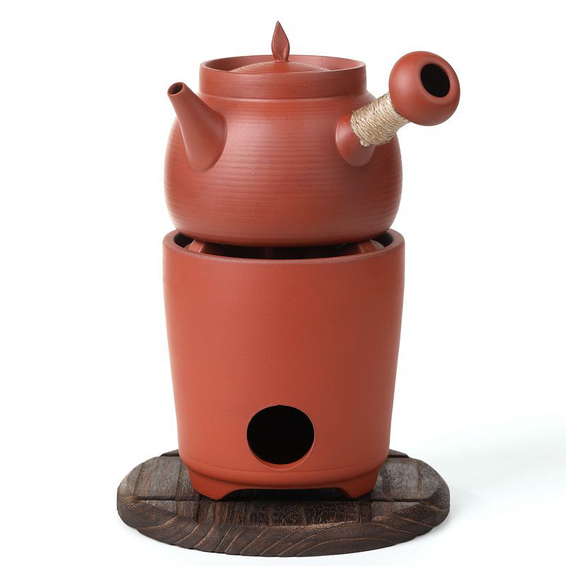 Ấm Trà Đất Sét Mỏng Lốp Xe Thủ Công Có Tay Cầm Bên Hông Bằng Gốm Sôi Trà / Ấm Trà Mỏng aberdeen