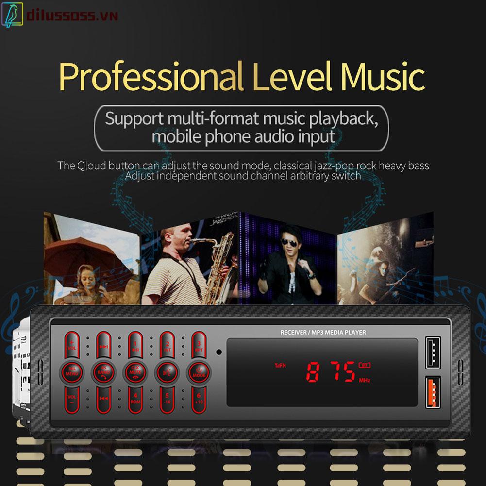 Máy Nghe Nhạc mp3 bluetooth Màn Hình lcd 12v dilussoss.vn Dùng Trong Xe Hơi