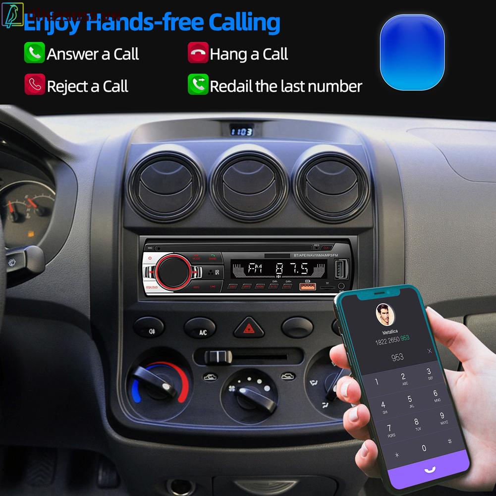 Máy Nghe Nhạc mp3 bluetooth Màn Hình lcd 12v dilussoss.vn Dùng Trong Xe Hơi