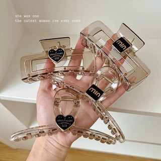 Set 3c kẹp càng cua trong suốt . Kẹp càng cua trong suốt phong cách hàn quốc