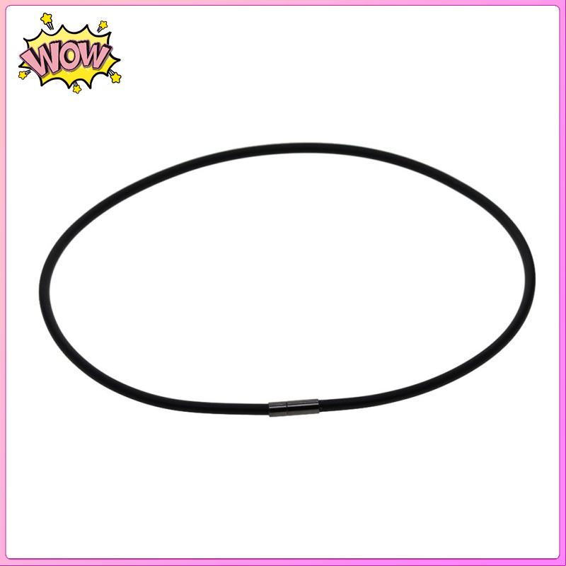 Đen Dây Cao Su 45cm Dùng Làm Trang Sức