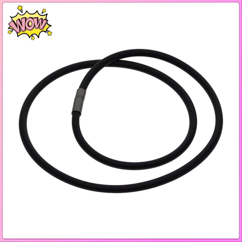 Đen Dây Cao Su 45cm Dùng Làm Trang Sức