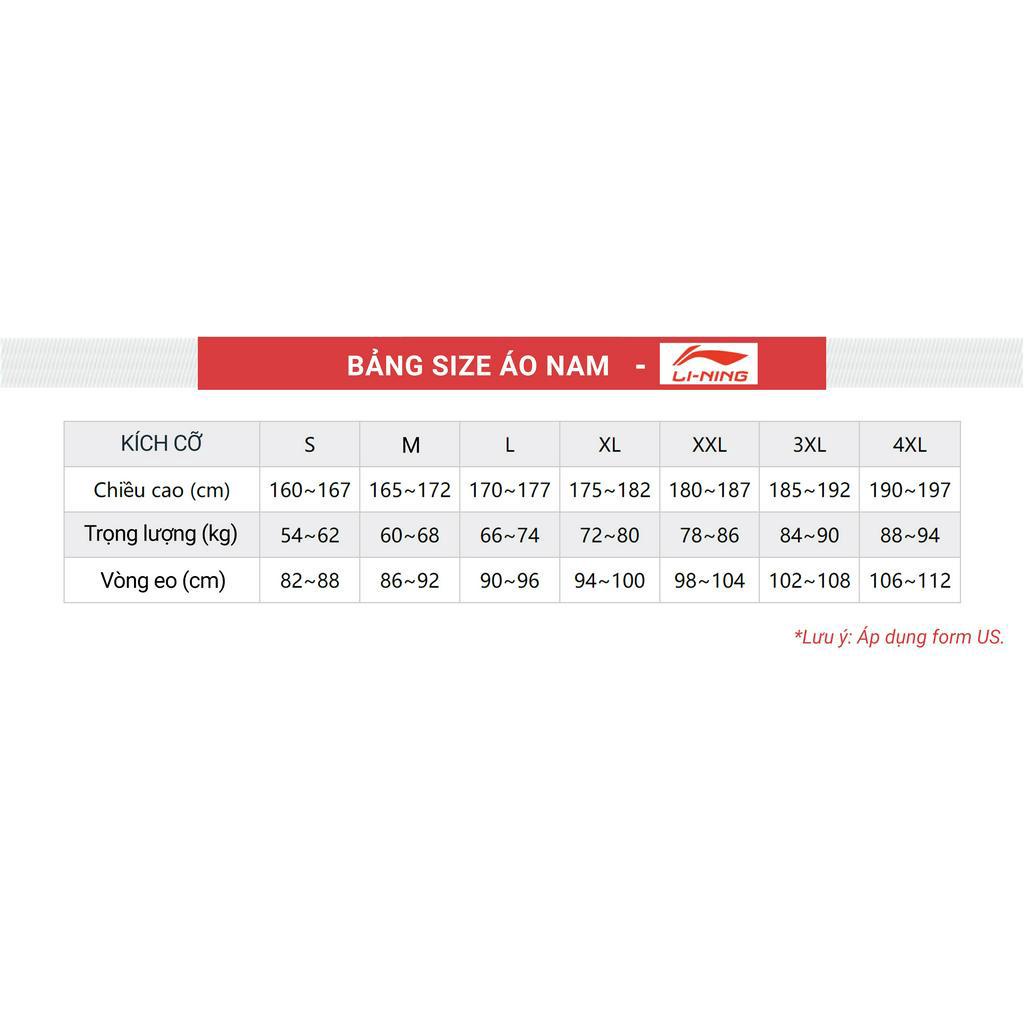 Áo Thun Nam LiNing Chính Hãng, Áo Thun Nam Xuân Hè 2023 Dáng Thể Thao, Áo Nam Running Màu Cam AHSN839