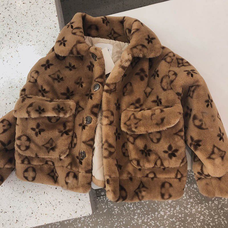 Áo Khoác Len Lông Cừu Phong Cách Mới 2023 Cho Bé Trai