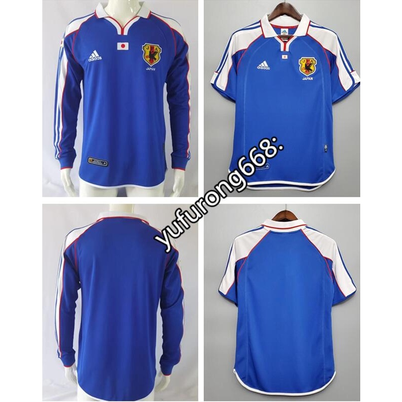 Áo Bóng Đá Dài Tay Phong Cách retro Nhật Bản 2000