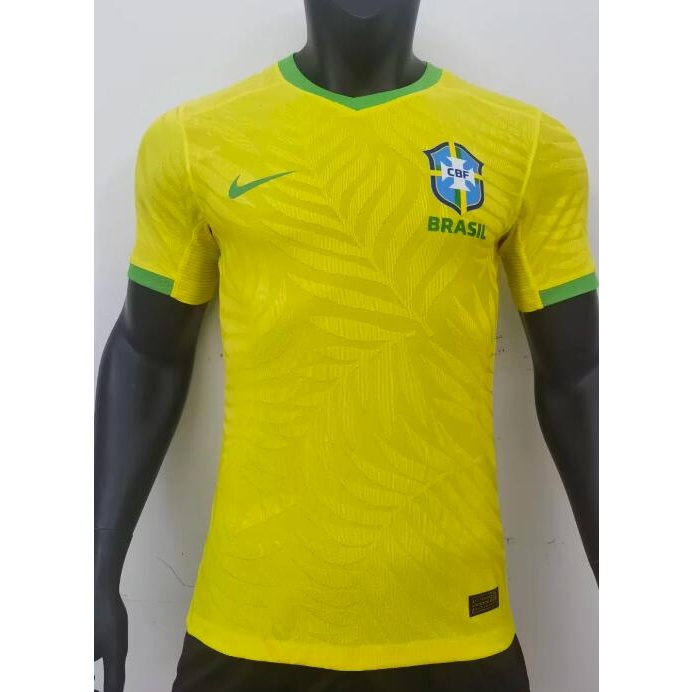 Áo Đồng Phục Bóng Đá Đội Tuyển brazil 23 / 24 Bằng Đồng Thau Phiên Bản 2022