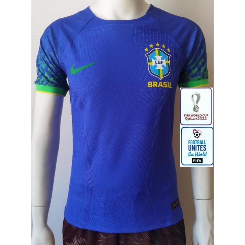 Áo Đồng Phục Bóng Đá Đội Tuyển brazil 23 / 24 Bằng Đồng Thau Phiên Bản 2022