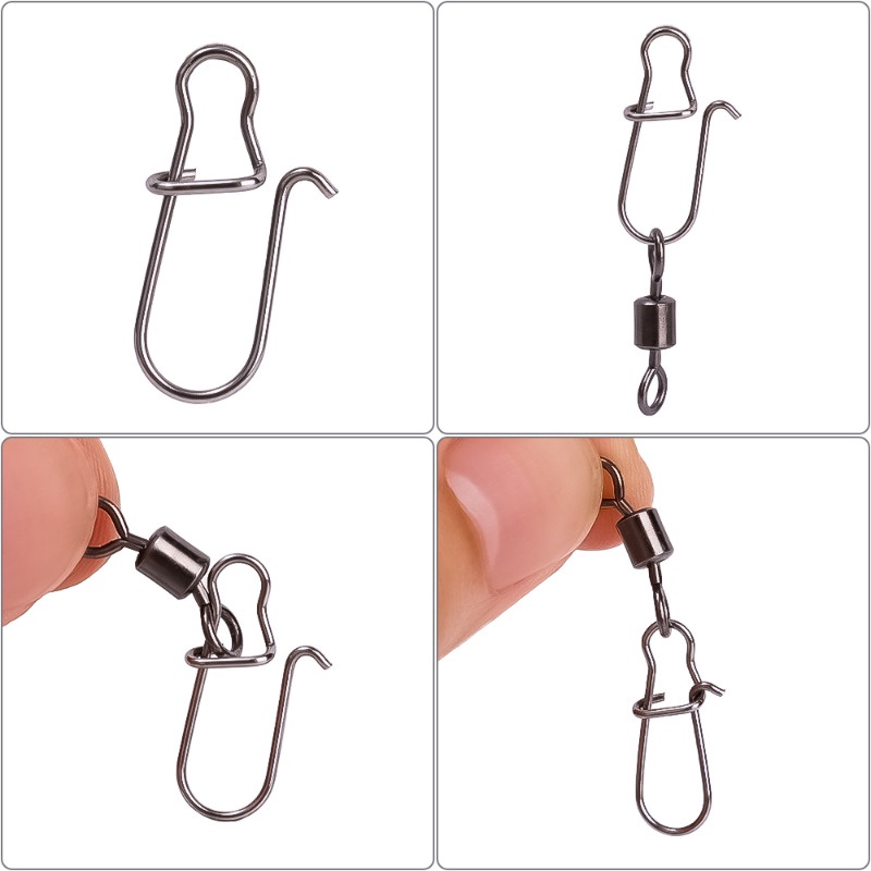 Khoen Móc Câu Cá Đa Năng Bằng Thép Không Gỉ Chất Lượng Cao