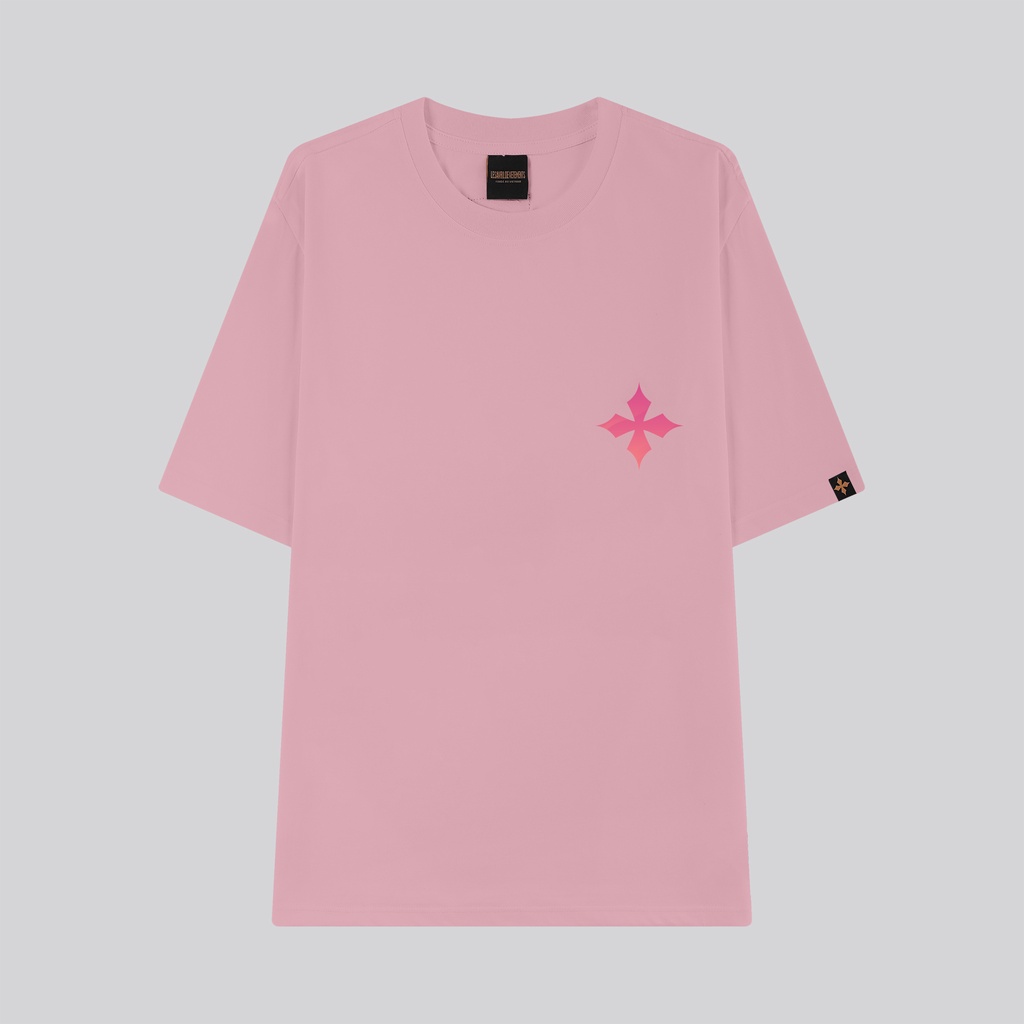 Áo thun Lesavril de Vetements Gradient Luminosity - Pink