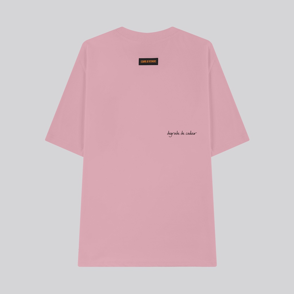 Áo thun Lesavril de Vetements Gradient Luminosity - Pink