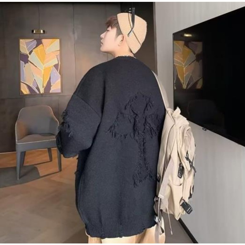 Áo sweater Mùa Đông 2023 Dày Dặn Ấm Áp Dễ Phối Đồ Theo Phong Cách retro Nhật Bản Dành Cho Nam Và Nữ