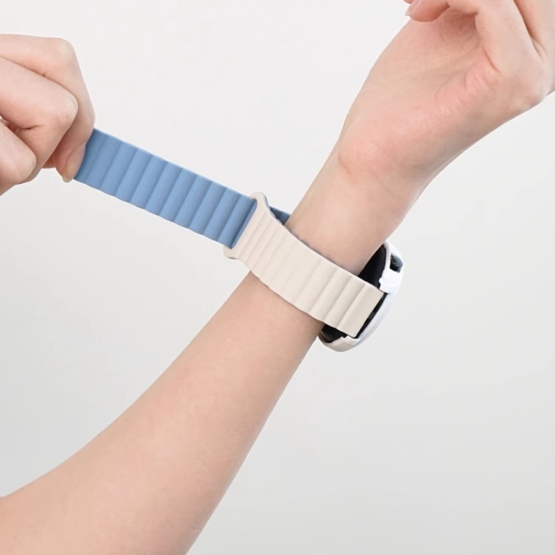 Phù Hợp Dây Đeo Silicon Từ Tính Cho Đồng Hồ Thông Minh samsung galaxy watch 6 5 4 40mm 44mm 6 classic