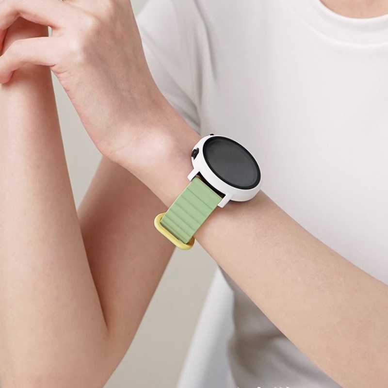 Phù Hợp Dây Đeo Silicon Từ Tính Cho Đồng Hồ Thông Minh samsung galaxy watch 6 5 4 40mm 44mm 6 classic