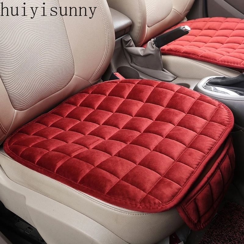 Huiyisunny 1 Đệm Lót Ghế Ngồi Xe Hơi Mềm Mại Thoải Mái Thoáng Khí Chống Trượt