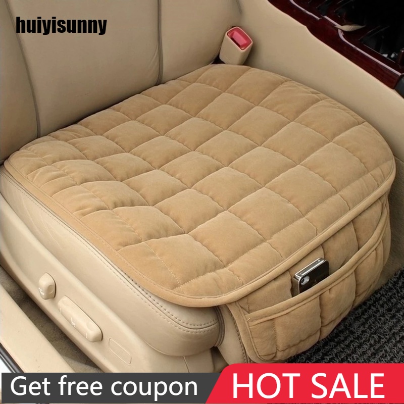 Huiyisunny 1 Đệm Lót Ghế Ngồi Xe Hơi Mềm Mại Thoải Mái Thoáng Khí Chống Trượt