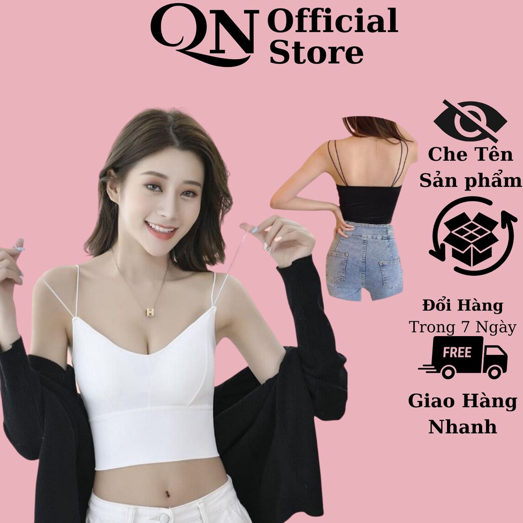 Áo Bra Su Dây Kép Mút Mỏng Nâng Ngực, Áo Lót Nữ Dáng Dài Mền Mịn CLOVER - 115