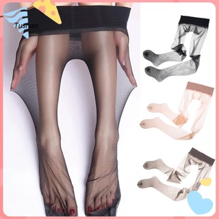 [ts] Quần Tất Lụa Mịn Siêu Mỏng Mịn Màng Và Xuyên Thấu Eo Thấp Không Đường May Màu Trơn Cho Nữ