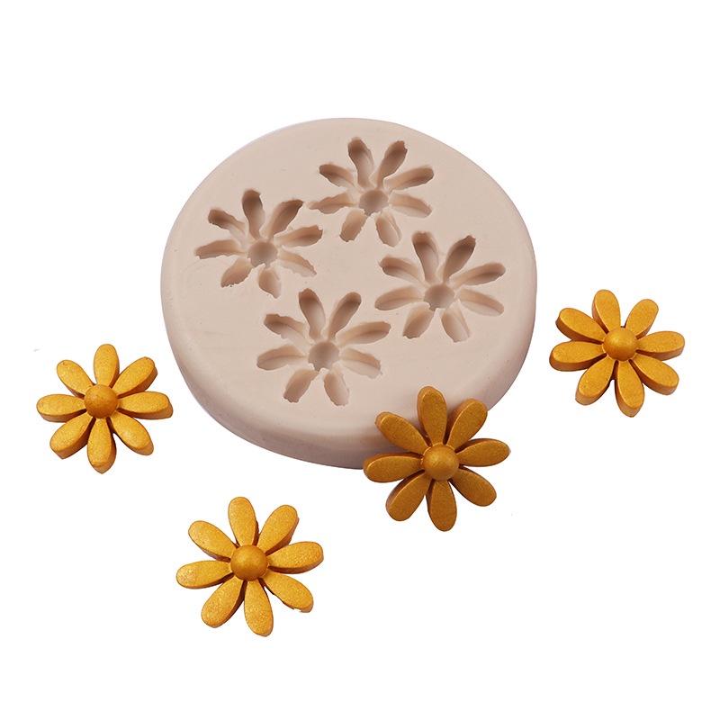 Khuôn silicone Làm Bánh & Socola Hình Hoa Cúc