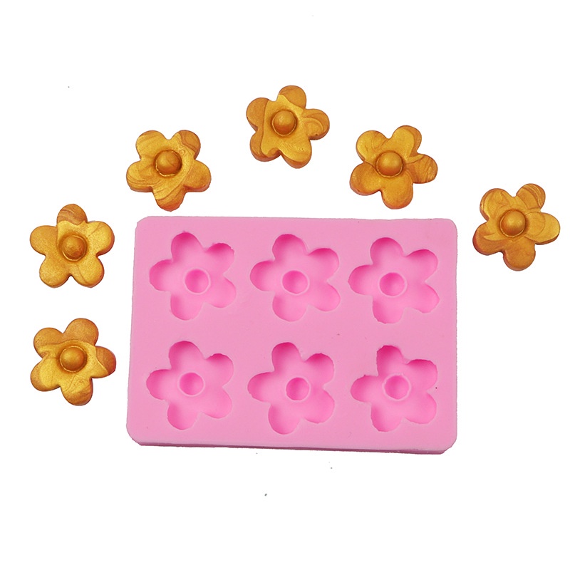 Khuôn silicone Làm Bánh & Socola Hình Hoa Cúc
