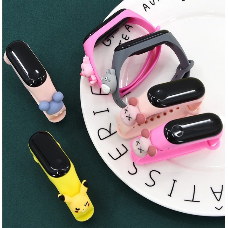 Hi-kidi Đồng Hồ Đeo Tay Điện Tử Đèn led Chống Thấm Nước Họa Tiết Hoạt Hình Dễ Thương Cho Bé