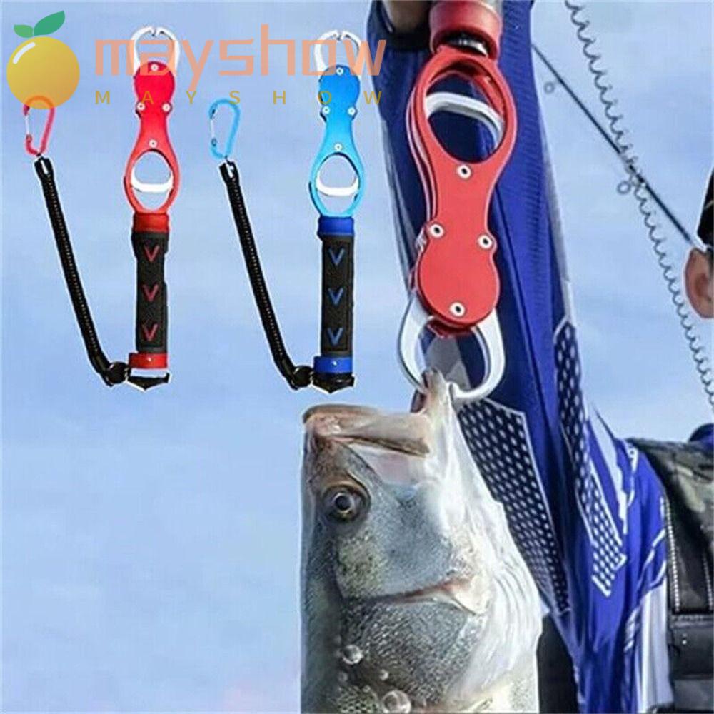 Mayshow Dụng Cụ Kẹp Môi Cá Bằng Hợp Kim Nhôm Chống Nước Có Cân Điều Khiển Cân Nặng Bền Bỉ Không Gỉ