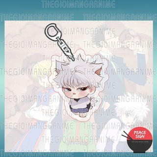 Standee 3cm móc khóa killua thú mini - hunter x hunter thợ săn tí hon mô hình chibi acrylic standee anime mica
