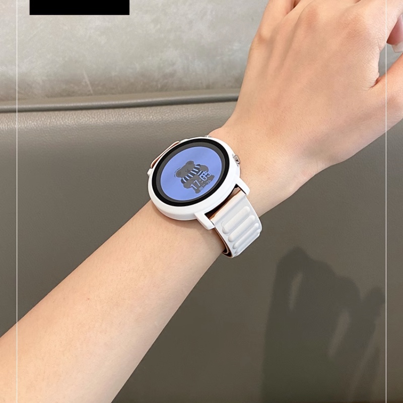 Phù Hợp Dây Đeo Silicon Từ Tính Cho Đồng Hồ Thông Minh samsung galaxy watch 6 5 4 40mm 44mm 6