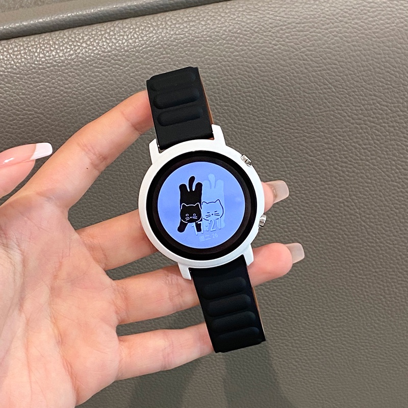 Phù Hợp Dây Đeo Silicon Từ Tính Cho Đồng Hồ Thông Minh samsung galaxy watch 6 5 4 40mm 44mm 6