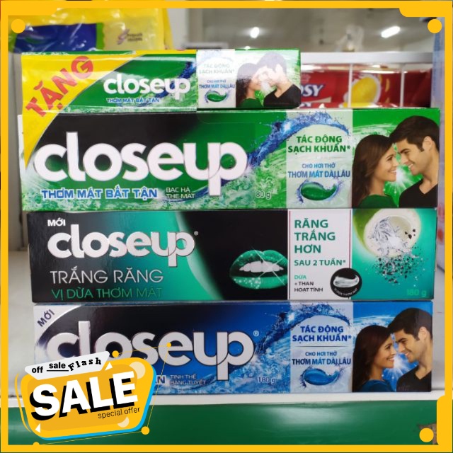 Kem đánh răng Closeup hàng chuẩn Uniliver hàng không kẹp